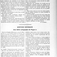 2259 - Page 2205 - Partie professionnelle. Travaux Originaux. La situation médicale [Dr. Courgey] / Questions historiques. Une lettre autographe de Fagon