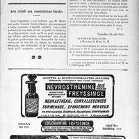 2281 - Page VII-2225 - L’Insigne du Médecin / Avis relatif aux consultations fiscales / Correspondance. Enfants assistés du département delà Seine. Par qui doit être payé le médecin trai�tant?
