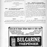 2282 - Page 2226-VIII - Correspondance. Enfants assistés du département delà Seine. Par qui doit être payé le médecin trai�tant? / Le Tarif Breton est applicable aux accidents agricoles / Maladies professionnelles non garanties par la législation spéciale