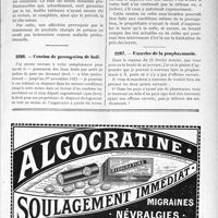 2283 - Page IX-2227 - Correspondance. Maladies professionnelles non garanties par la législation spéciale / Cession de prorogation de bail / Exercice de la propharmacie