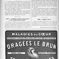 2284 - Page 2228-X - Correspondance. Exercice de la propharmacie / Accident survenu à un ouvrier en se rendant à son travail / Impôts divers
