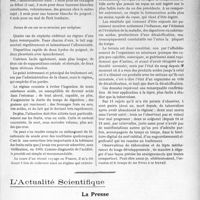 2299 - Page 2243 - Partie scientifique. Travaux Originaux. Gestation et tuberculose, par R. Hervé et P. Roussel. Traitement de la tuberculose par la méthode de P. Ferrier / L’Actualité Scientifique. La Presse. Traitement des varices par les injections intra- variqueuses [(La Presse médicale, 23 avril 1924)]