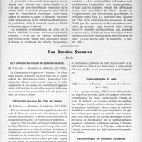 2303 - Page 2247 - Partie scientifique. L’Actualité Scientifique. La Presse. Cardiopathies valvulaires et puerpéralité [(Gaz. Des Sc. Méd. De Bordeaux, 27 juillet 1924)] / Les Société Savantes. Paris. Sur l’exclusion des enfants des salles de spectacle, (Académie de médecine ; 29-7-1924) / Stérilisation des eaux des villes par l’ozone, (Académie de médecine ; 29-7-1924) [(Gaz. des Sc. méd. de Bordeaux, 27 juillet 1924)] / Cinématographie du coeur, (Académie de médecine ; 29-7-1924) / Vaccinothérapie des pleurésies purulentes, (Académie de médecine ; 29-7-1924)