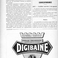 2330 - Page 2274-VIII - Instruments et appareils / Correspondance. Accident survenu à un apprenti