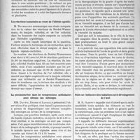 2354 - Page 2298 - Partie scientifique. L’Actualité Scientifique. Les Sociétés Savantes. Toulouse. Société de médecine. Les ligaments interosseux de l’articulation de Lisfranc / Les réactions humorales au cours de l’hérédo-syphilis / La pneumorachie dans les compressions médullaires avec sténose des méninges / A propos du traitement de la goutte / Note sur l’influence des radiations sur le développement de l’oeuf
