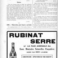 2376 - Page 2320-L - Correspondance. Application du Tarif Breton. Indications incomplètes / Majoration pour heures spéciales