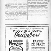 2382 - Page 2326-LVI - documents officiels. A L’officiel. Réponses des ministres aux questions des Parlementaires. Remboursement des frais médicaux faits par un mutilé avant son inscription sur la liste / Fédération thermale d’auvergne. L’Auvergne thermale. Sonnet