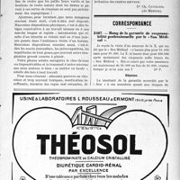2389 - Page IX-2333 - Savoir manger. Quelques propos d’hygiène alimentaire / Correspondance. Rang de la garantie de responsabilité professionnelle par le « Sou Médical »
