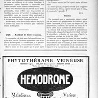 2391 - Page XI-2335 - Correspondance. Accident survenu à un ouvrier travaillant à l’entreprise chez un propriétaire / Accident de droit commun