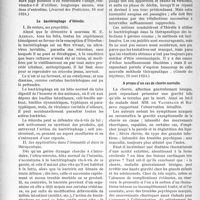 2408 - Page 2352 - Partie scientifique. L’Actualité Scientifique. La Presse. Vues pratiques sur l’épilepsie [(Journal des Praticiens, 10 mai 1924)] / Le bactériophage d’Hérelle [(Gazette des hôpitaux, 10 mai 1924)] / A propos d’un cas de chorée mortelle [(Journ. des sc. méd. de Lille, 10 août 24)] / Quinze observations de syndrome angineux avec autopsie [(Lyon Médical, 10 août 24)]