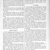 2409 - Page 2353 - Partie scientifique. L’Actualité Scientifique. La Presse. Quinze observations de syndrome angineux avec autopsie [(Lyon Médical, 10 août 24)] / Lanoline et brûlures [(Archives de méd. et de pharm. navales, juillet-août 24)] / Le curetage [(Toulouse médical, 15 août 24)]