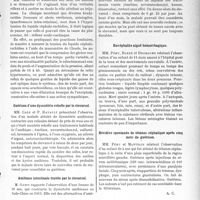 2415 - Page 2359 - Partie scientifique. L’Actualité Scientifique. Les Sociétés Savantes. Lyon. Société médicale des hôpitaux. Pathogénie du réflexe oculo-cardiaque / Guérison d’une dysentérie rebelle par le stovarsol / Amibiase intestinale traitée par le stovarsol / Encéphalite aiguë hémorrhagique / Récidive spontanée de tétanos céphalique après cinq mois de guérison