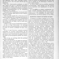2465 - Page 2409 - Partie scientifique. L'actualité Scientifique. La Presse. Le diagnostic de la dilatation bronchique chez l’enfant au moyen du lipiodo [(La Presse médicale, 14 mai 1924)] / Le curettage dans l’infection puerpérale post partum [(La Presse médicale, 14 mai 1924)] / La fièvre prolongée, unique symptôme révélateur de syphilis anciennes méconnues [(La Presse médicale, 17 mai 1924)] / Complications urinaires des fractures du bassin [(Gazette des hôpitaux, 17 mai 1924)] / Enseignements cliniques à tirer de l’examen des liquides d’ascite [(Gazette des hôpitaux, 22 mai 1924)]