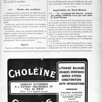 2493 - Page LV-2437 - Correspondance. Augmentation de loyers prorogés / Timbre des certificats / Application du Tarif Breton. Le « transport des blessés » n’étant pas affaire médicale n’est pas taxé dans le Tarif Breton