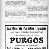 2494 - Page 2438-LVI - Correspondance. Application du Tarif Breton. Le « transport des blessés » n’étant pas affaire médicale n’est pas taxé dans le Tarif Breton / A travers l'officiel