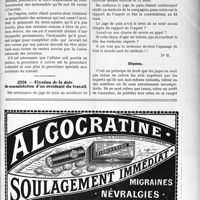 2503 - Page XI-2445 - Correspondance. Accident du travail. Tiers responsable / Fixation de la date de consolidation d’un accidenté du travail