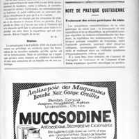2545 - Page XLIX-2485 bis - Correspondance. Prorogation de bail / Privilège du médecin pour ses honoraires / Note de pratique quotidienne. Traitement des crises gastriques du tabès