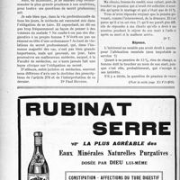 2558 - Page 2496-XII - Correspondance. Secret professionnel et certificat de décès / Pension militaire d’un aliéné interné