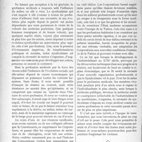 2560 - Page 2498 - Propos du Jour. L’évolution de la profession médicale. De la corporation au syndicalisme [J. Noir]