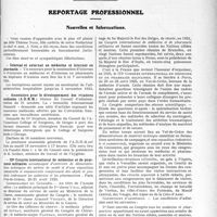 2595 - Page 2533 - Partie Professionnelle. Travaux Originaux. Comptes rendus, documents, pièces officielles…. Sou médical. Rapport du secrétaire général sur l’exercice 1923-1924. Impôts / Reportage Professionnel. Nouvelles et Informations. Internat et externat en médecine et internat en pharmacie / Association pour le développement des relations médicales (A. D. R. M) / IIIe Congrès international de médecine et de pharmacie militaires