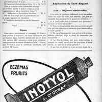 2603 - Page LIII-2539 bis - Correspondance. Application du Tarif Breton. Soins d’urgence / Application du Tarif Maginot. Réponses ministérielles