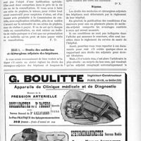 2605 - Page LV-2541 - Correspondance. Application du Tarif Maginot. Injections en série / Droits des médecins et chirurgiens adjoints des hôpitaux