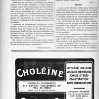 2612 - Page 2548-VIII - Pose de la première pierre du Sanatorium des Etudiants / Correspondance. Accident survenu à un fermier