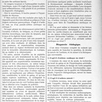 2621 - Page 2557 - Partie Scientifique. Travaux Originaux. L’asthme, par Jacques Decourt, (Suite et fin). Diagnostic différentiel / Diagnostic étiologique