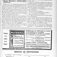 2707 - Page XXXIII-2643 - Correspondance. Prorogation de bail / Impôts sur les bénéfices professionnels. Déductions, amortissements, abattements