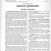 2760 - Page 2696 - Partie Professionnelle. Travaux Originaux. Chronique automobile. La réfection des routes. Le goudronnage. Les passages à niveau / Reportage Professionnel. Nouvelles et Informations. Journées médicales marocaines / Associations pour le développement des relations médicales (A. D. R. M) / Hôpital Broussais / Maladie des yeux