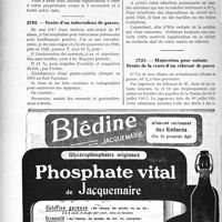2764 - Page 2700-L - Correspondance. Prorogation de bail / Droits d’un tuberculeux de guerre / Majoration pour enfants. Droits de la veuve d’un réformé de guerre