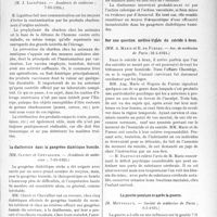 2801 - Page 2735 - Partie Scientifique. L'Actualité Scientifique. Les Sociétés Savantes. Paris. La prophylaxie du charbon, (Académie de médecine ; 7-10-1924) / La diathermie dans la gangrène diabétique humide, (Académie de médecine ; 7-10-1924) / Sur une question médico-légale du suicide à deux, (Soc. de médecine de Paris ; 26-4-1924) / La goutte pendant et après la guerre, (Société de médecine de Paris ; 9-5-1924)