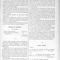 2809 - Page 2743 - Partie Professionnelle. Travaux Originaux. Les mutualités lyonnaises et les assurances sociales, par le Dr Bolliet. Résultats du référendum / Contrat collectif