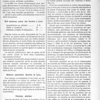 2811 - Page 2745 - Partie Professionnelle. Travaux Originaux. Les mutualités lyonnaises et les assurances sociales, par le Dr Bolliet. Ticket payant ou modérateur. Le meilleur frein aux abus de visites / Tarif minimum actuel (des Sociétés à Lyon) / Médecins spécialistes (Sociétés de Lyon) / Chirurgie générale / Commissions de contrôle (Assurances sociales)
