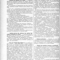 2866 - Page 2800 - Partie Professionnelle. Reportage Professionnel. Nouvelles et Informations. Syndicat des médecins de la Seine / Syndicat général des médecins des stations balnéaires et sanitaires de France / Cours de l’hôpital Saint-Michel / Hôpital Debrousse / Hôpital Lariboisière / Clinique des maladies cutanées et syphilitiques