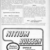 2869 - Page XLI-2803 - Correspondance. Droits d’un tuberculeux de guerre / Application du Tarif Breton. Blessures multiples / Examens et rapport d’un spécialiste