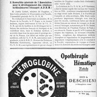 2878 - Page 2812-VI - Demandes et offres / L’Assemblée générale de l’Association pour le développement des relations médicales avec l'étranger (A. D. R. M)