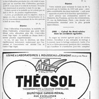 2881 - Page IX-2815 - Correspondance. Allocations d’ascendants de militaires tués à l’ennemi / Aspermie par suite de blessure de guerre / Calcul du demi-salaire dans les accidents agricoles
