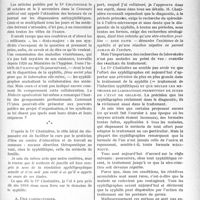 2909 - Page 2843 - Partie Professionnelle. Travaux Originaux. Les dispensaires antisyphitiques. L’organisation de la lutte contre la syphilis et les dispensaires antisyphilitiques, par le Dr. Leredde
