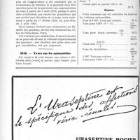 2926 - Page 2860-L - Correspondance. Augmentation de pension militaire pour aggravation / Taxes sur les automobiles