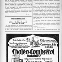 2940 - Page 2872-X - Le médecin et l’impôt sur le revenu / Correspondance. Accident du travail causé par un tiers