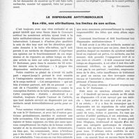 2974 - Page 2904 - Partie Professionnelle. Travaux Originaux. La réorganisation des études médicales / Le dispensaire antituberculeux. Son rôle, ses attributions, les limites de son action [Dr N. Roure]