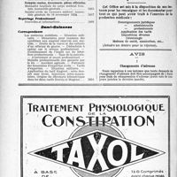 2994 - Page 2922-IV - Sommaire / Office de Renseignements du « Concours »