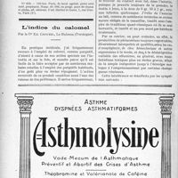 3056 - Page 2980-VI - Demandes et offres / L’indice du calomel