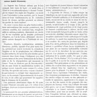 3063 - Page 2987 - Propos du jour. Le bon exemple officiel en'matière d’hygiène. L’histoire d’un bureau de Ministère. — Comment nos édiles conçoivent à Paris le développement de la ville et la construction d’habitations à bon marché. — Un discours de M. le Sénateur André Honnorat [J. Noir]