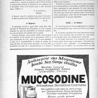 3110 - Page 3034-XLVIII - Correspondance. Indemnité au témoin devant le Tribunal des Pensions / 2° lettre