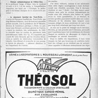 1036 - Page VII-951 - Dernières nouvelles. Quelques réflexions relatives au prix de revient kilométrique du déplacement médical / Académie de médecine / La variole dans la région parisienne / Clinique ophtalmologique de l’Hôtel-Dieu / Le placement familial des Tout-Petits