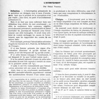 1901 - Page 1774 - Partie scientifique. Travaux Originaux. L'avortement, par Henri Vignes