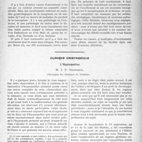 1904 - Page 1777 - Partie scientifique. Travaux Originaux. L'avortement, par Henri Vignes / Clinique chirurgicale. L’Hypospadias, M. J. P. Tourneux