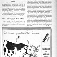 2080 - Page IX-1941 - Correspondance. Application du Tarif Durafour. II, Suture des tendons / Voiture usagée. Force réduite. Taxe